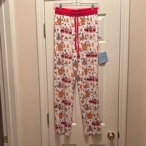 Festive Kids Pajama Bottoms - Red and White